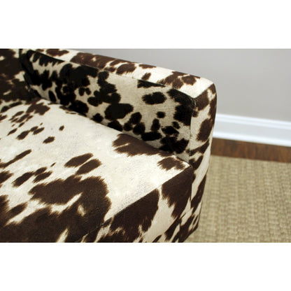 Emma Arm Chair - Cowhide Brown