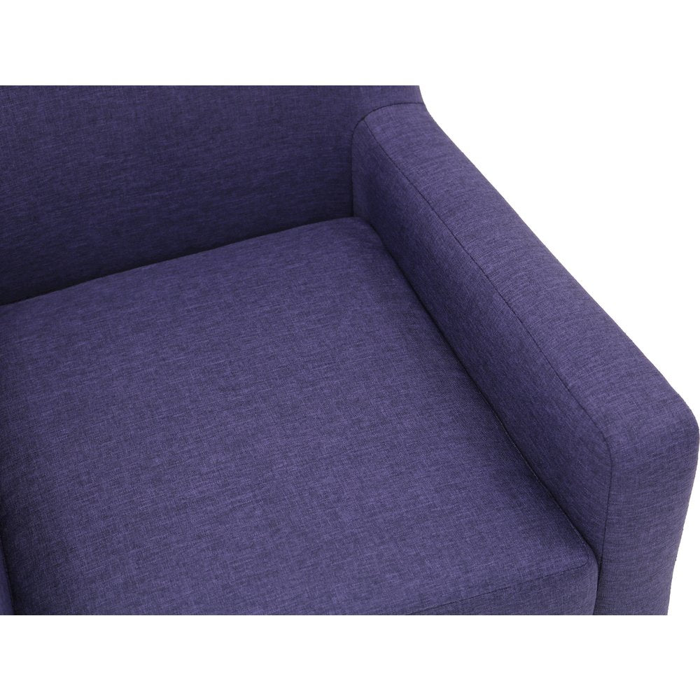 Fynn Lounge Chair - Jitterbug Eggplant