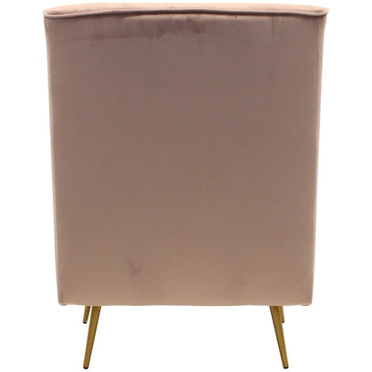 Lana Mid Century Arm Chair - Chantel Rose