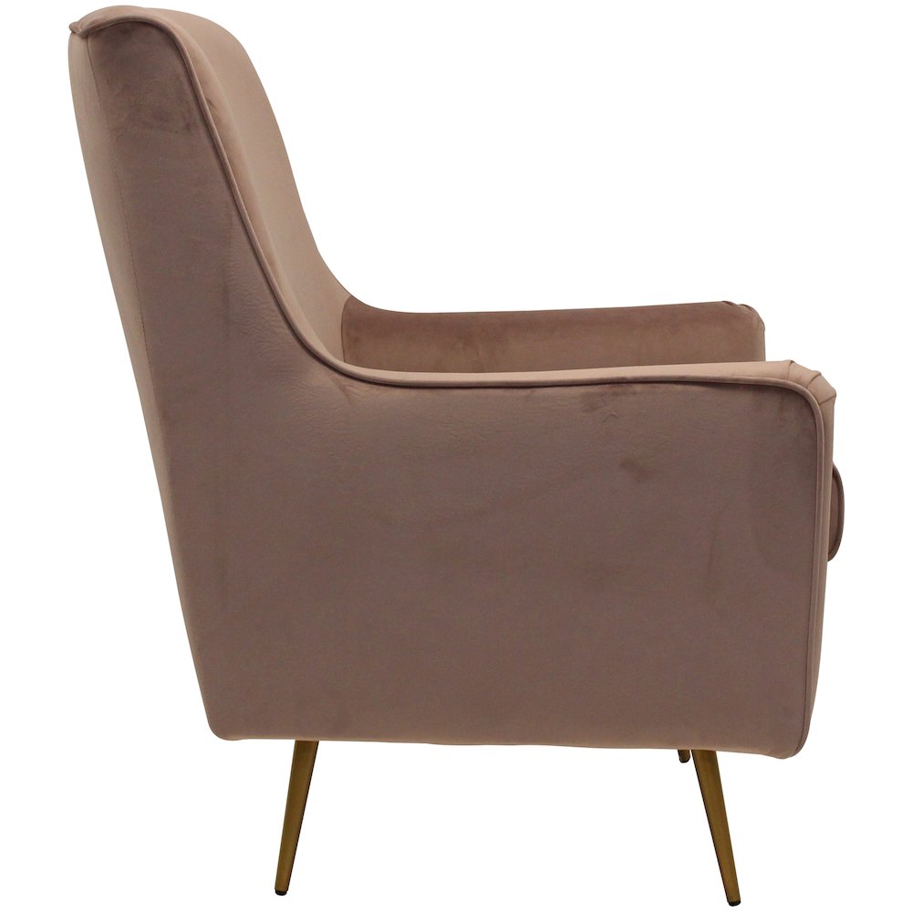 Lana Mid Century Arm Chair - Chantel Rose