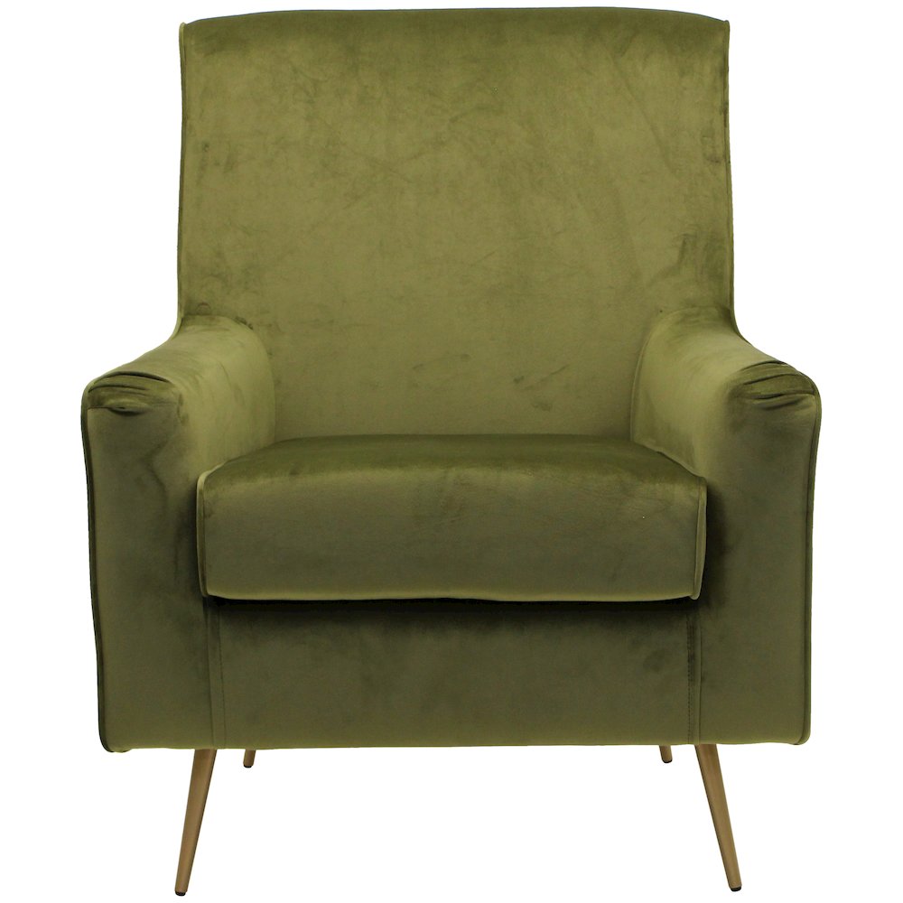 Lana Mid Century Arm Chair - Chantel Avocado