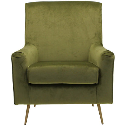 Lana Mid Century Arm Chair - Chantel Avocado