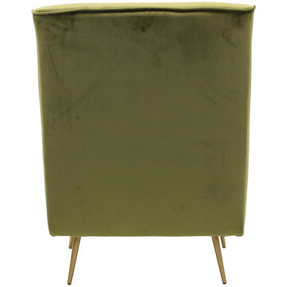 Lana Mid Century Arm Chair - Chantel Avocado