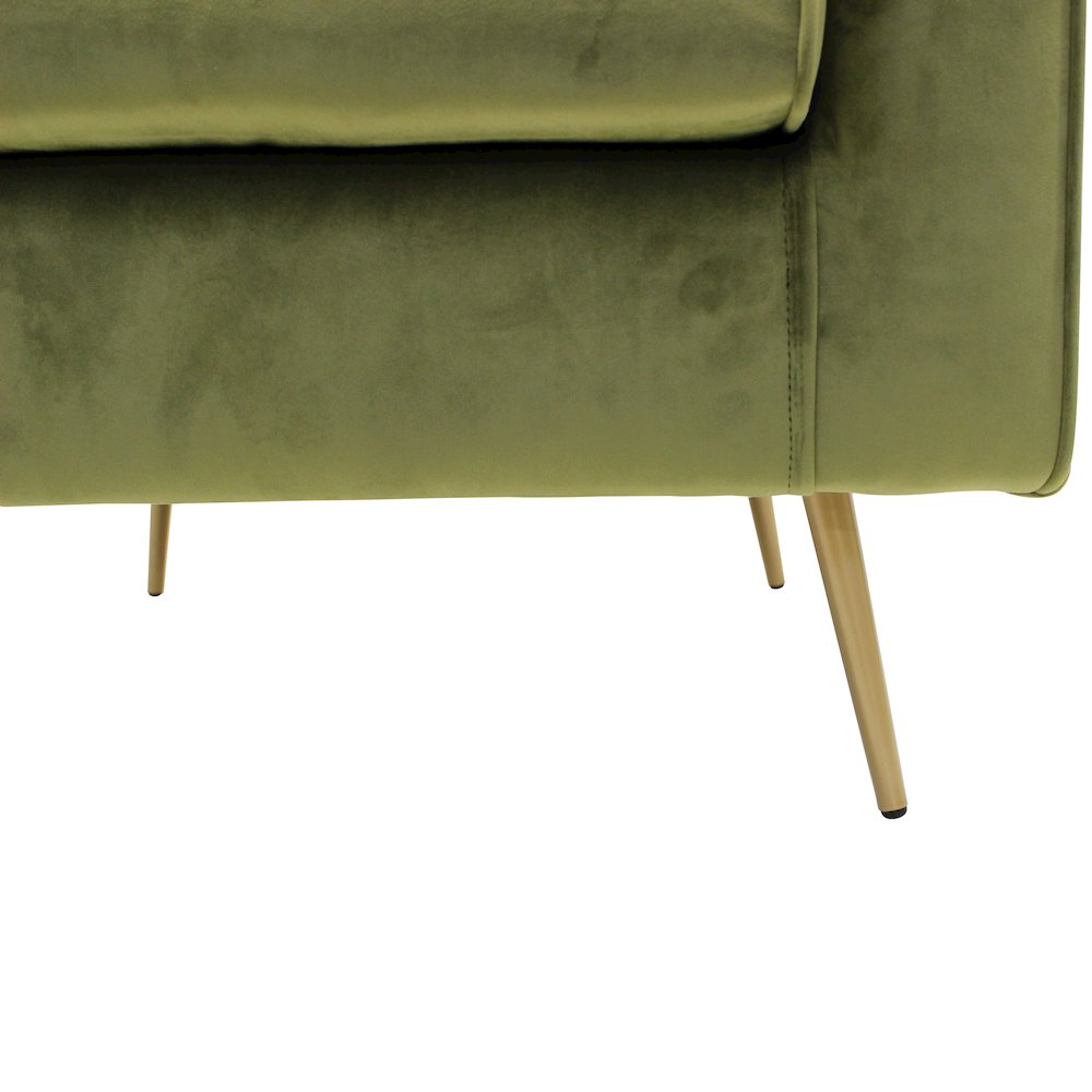 Lana Mid Century Arm Chair - Chantel Avocado