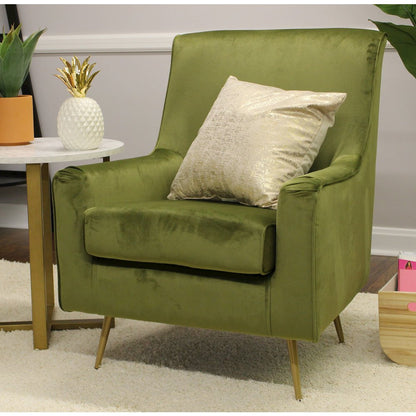 Lana Mid Century Arm Chair - Chantel Avocado