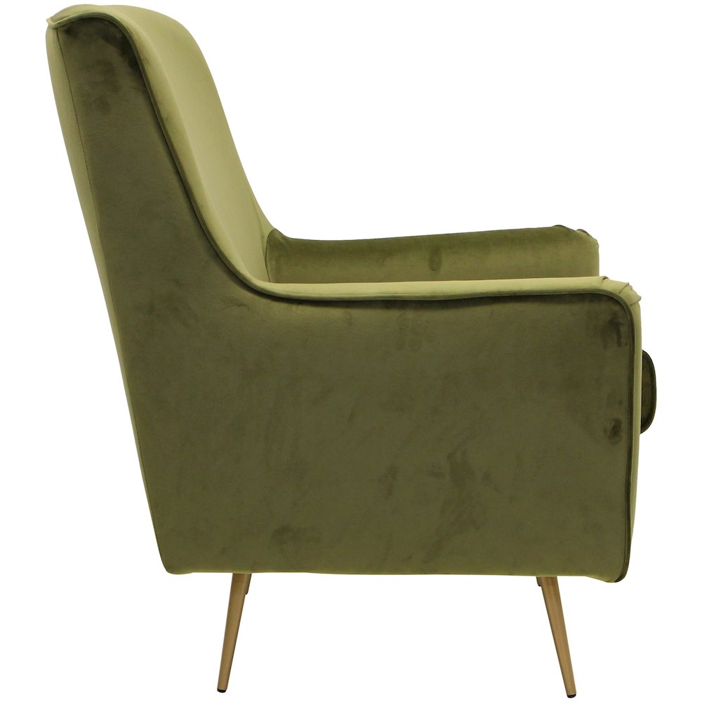 Lana Mid Century Arm Chair - Chantel Avocado