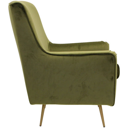 Lana Mid Century Arm Chair - Chantel Avocado