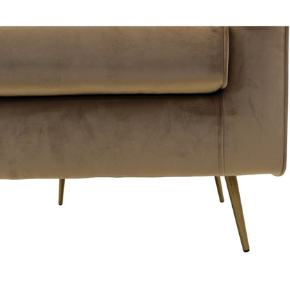 Lana Mid Century Arm Chair - Chantel Taupe