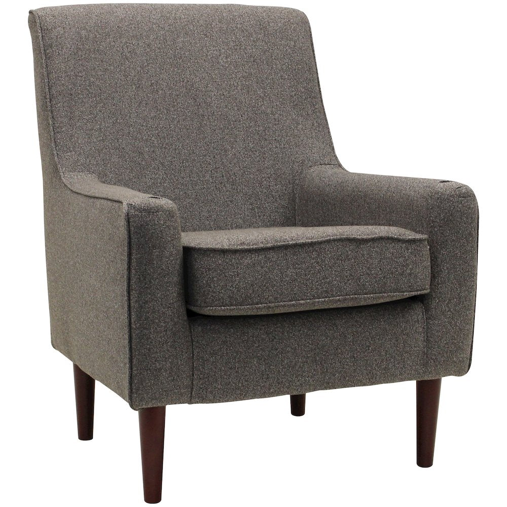 Laura Mid Century Arm Chair - Terrace Granite