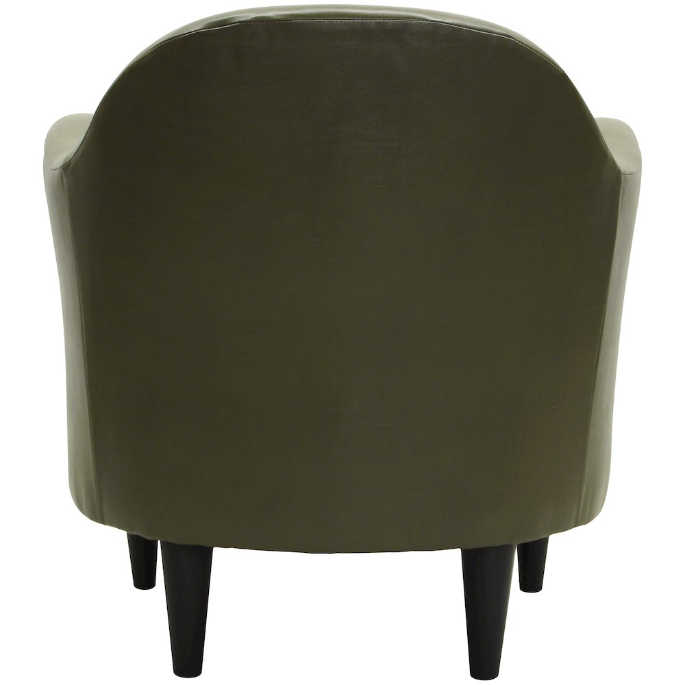 Charleston Taupe Leatherette Club Chair