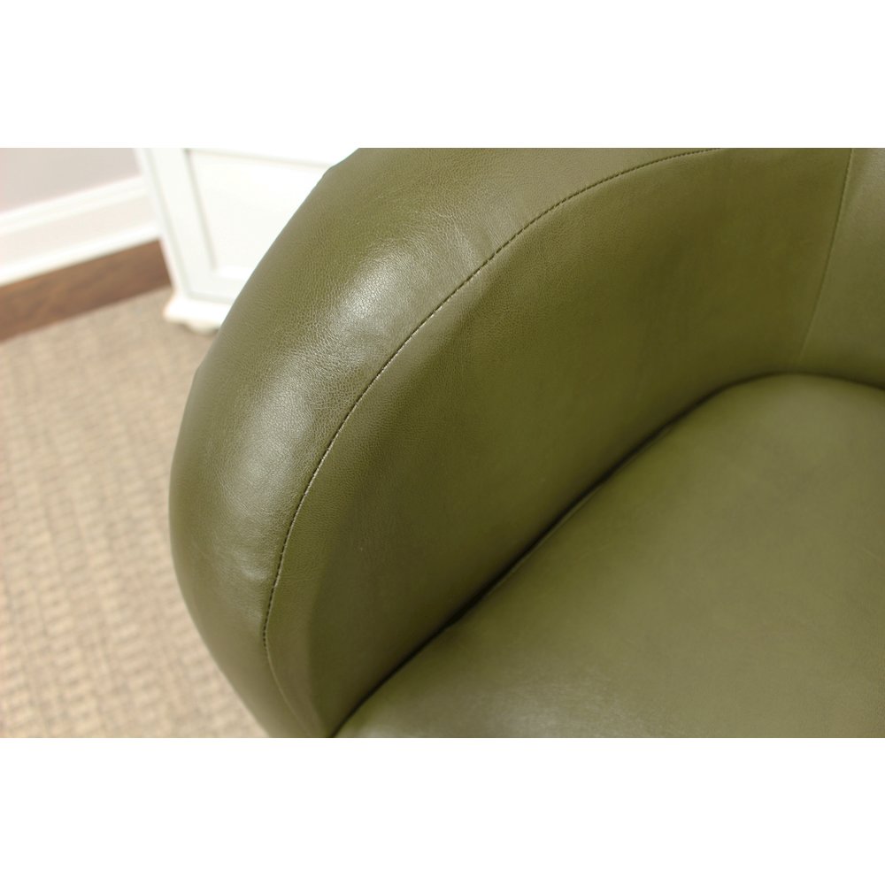 Charleston Taupe Leatherette Club Chair