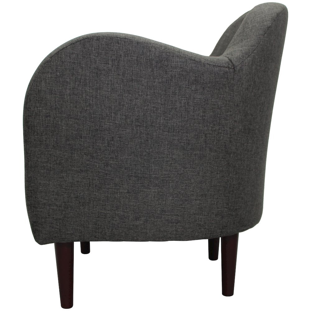 Julian Mid Century Arm Chair - Gray
