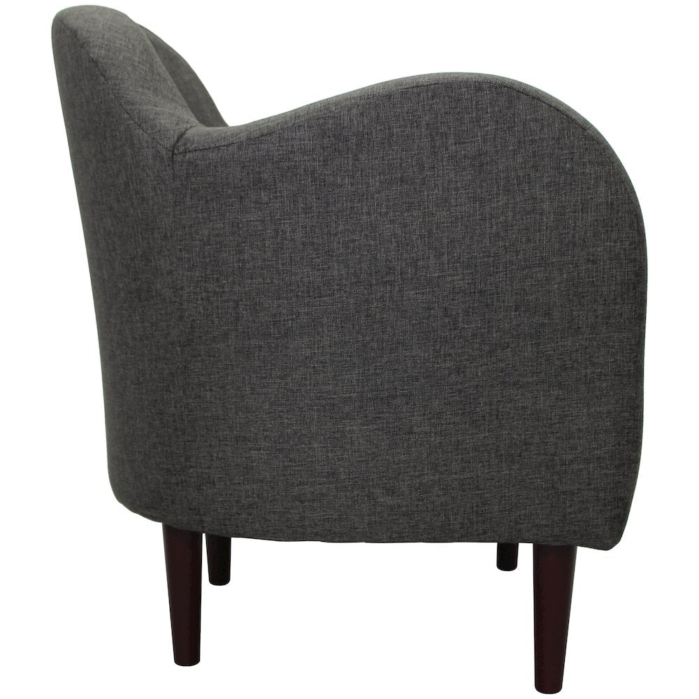 Julian Mid Century Arm Chair - Gray