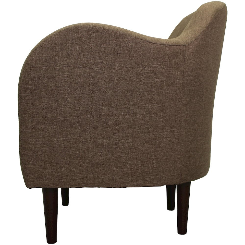 Julian Mid Century Arm Chair - Pecan