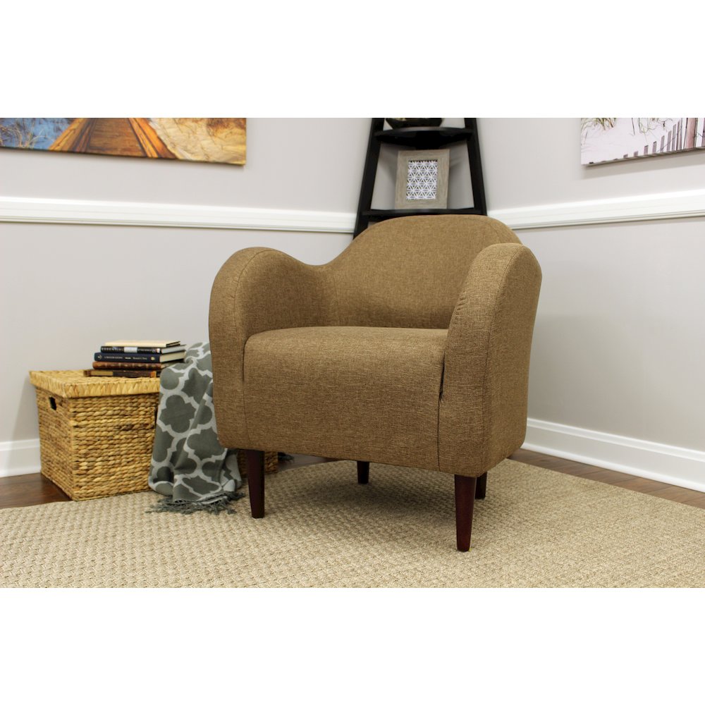 Julian Mid Century Arm Chair - Pecan