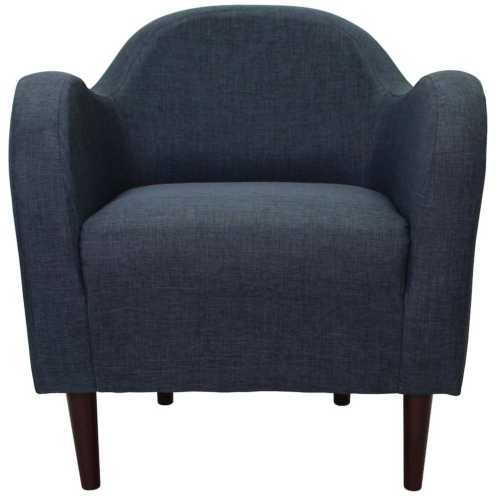 Julian Mid Century Arm Chair - Navy