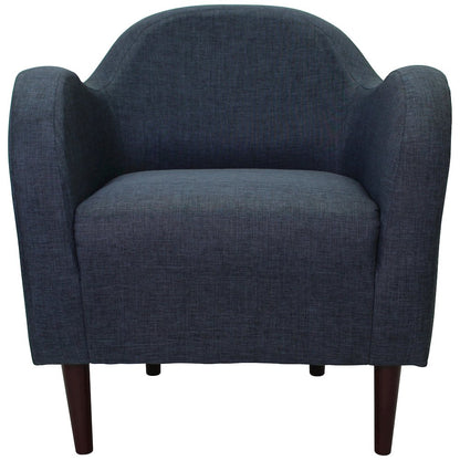 Julian Mid Century Arm Chair - Navy