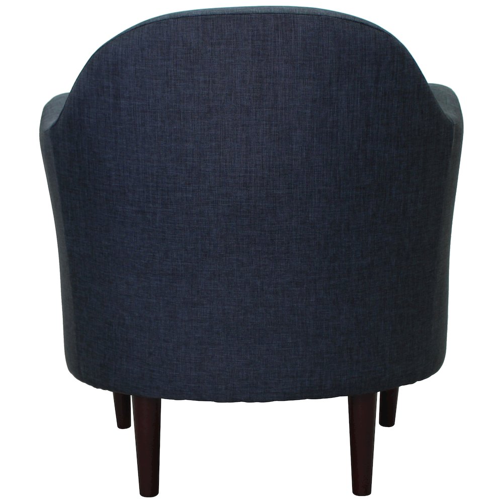 Julian Mid Century Arm Chair - Navy