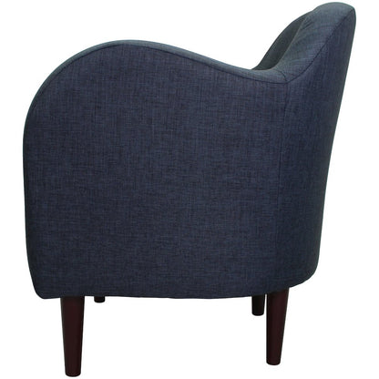 Julian Mid Century Arm Chair - Navy