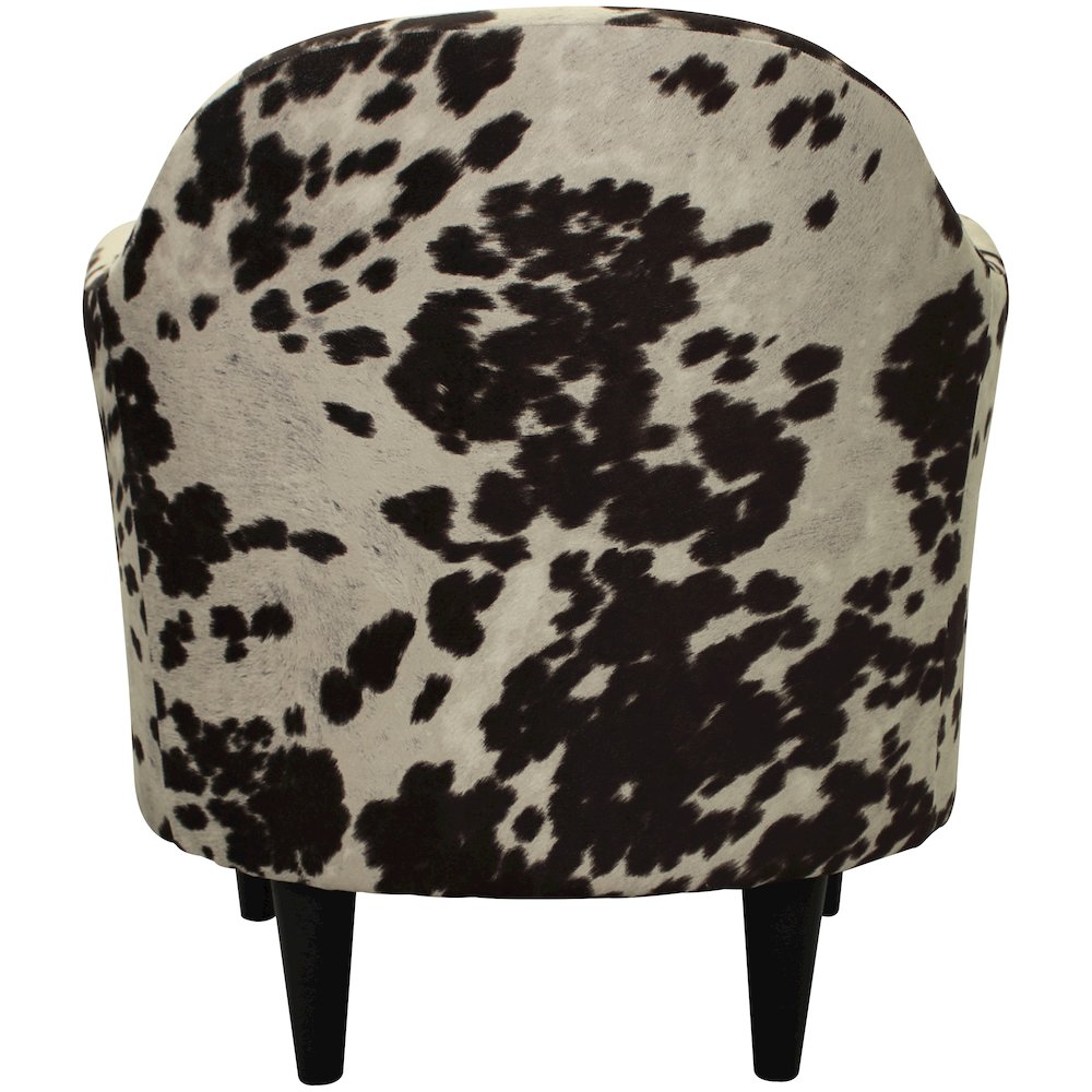 Julian Mid Century Arm Chair - Cowhide Brown