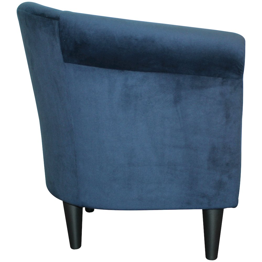 Savannah Club Chair - Microfiber Navy Blue