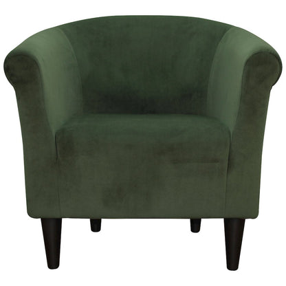 Savannah Club Chair - Microfiber Forrest Green