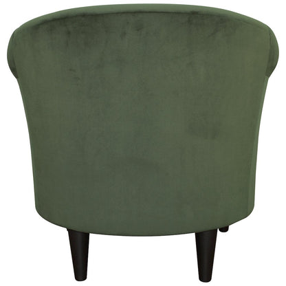 Savannah Club Chair - Microfiber Forrest Green