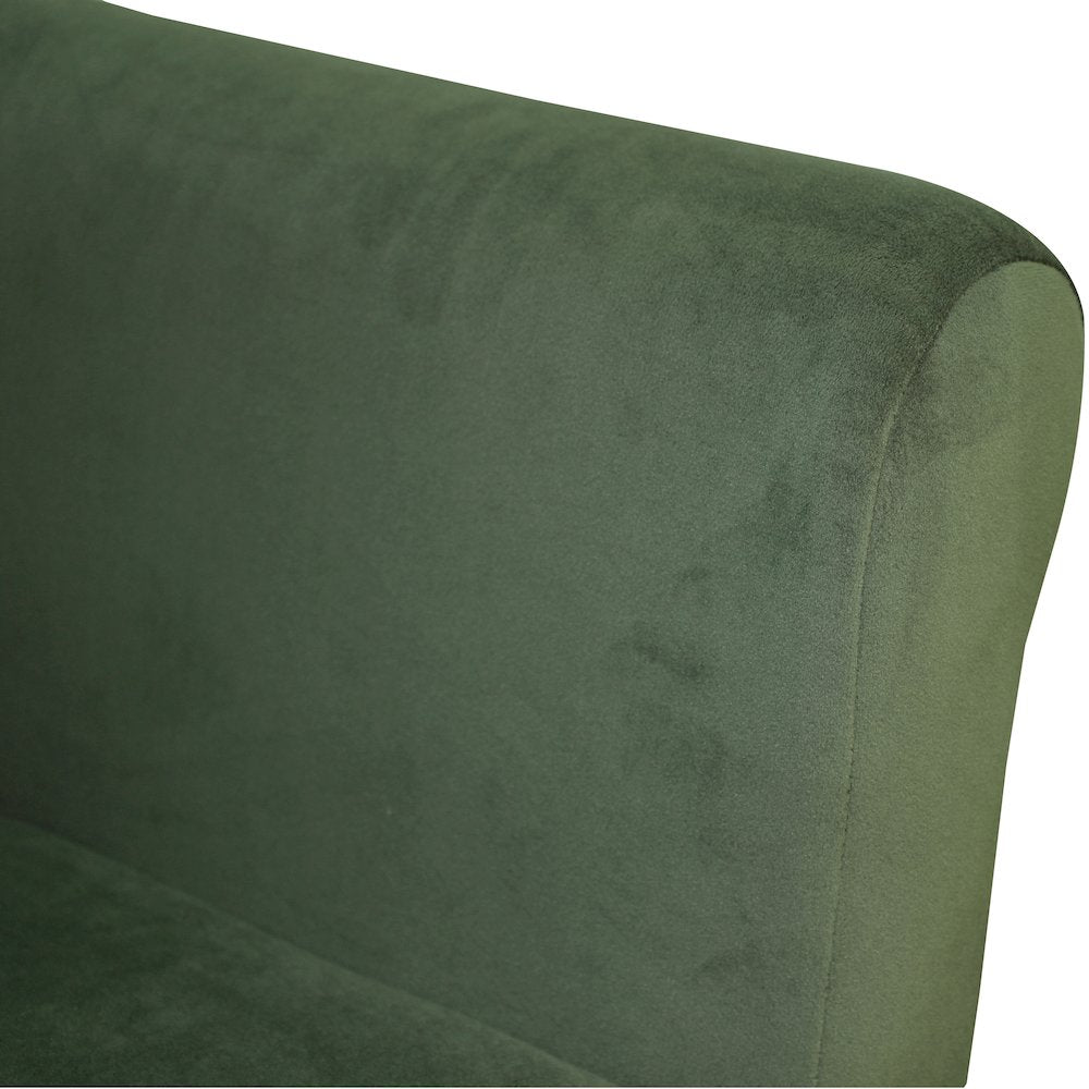Savannah Club Chair - Microfiber Forrest Green