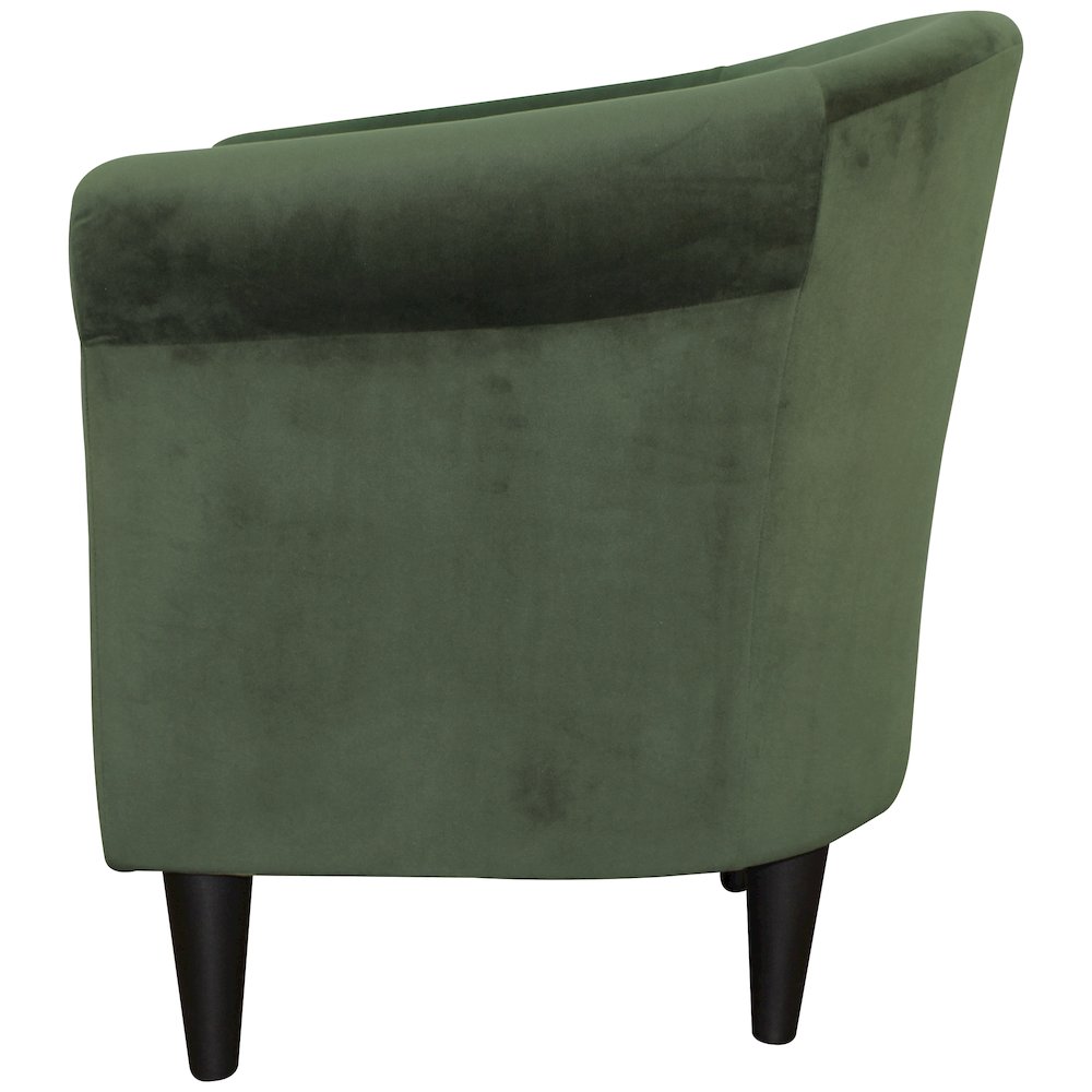 Savannah Club Chair - Microfiber Forrest Green