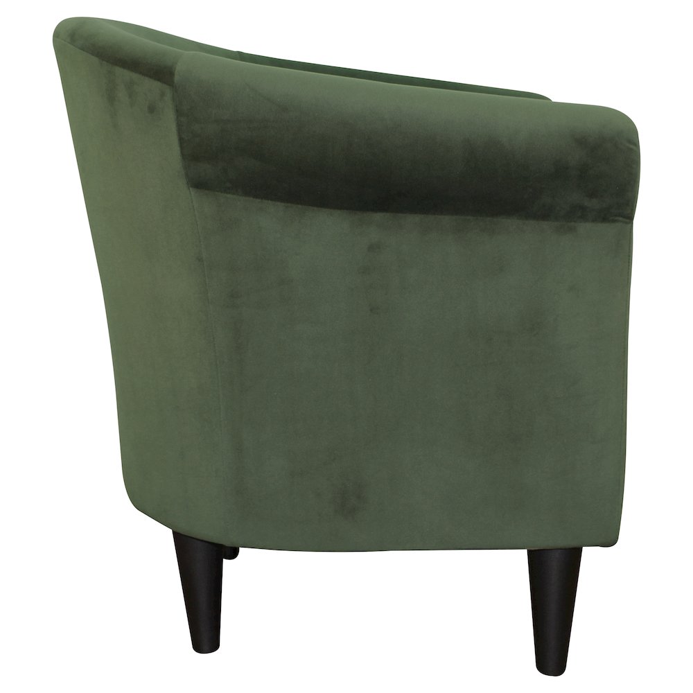 Savannah Club Chair - Microfiber Forrest Green