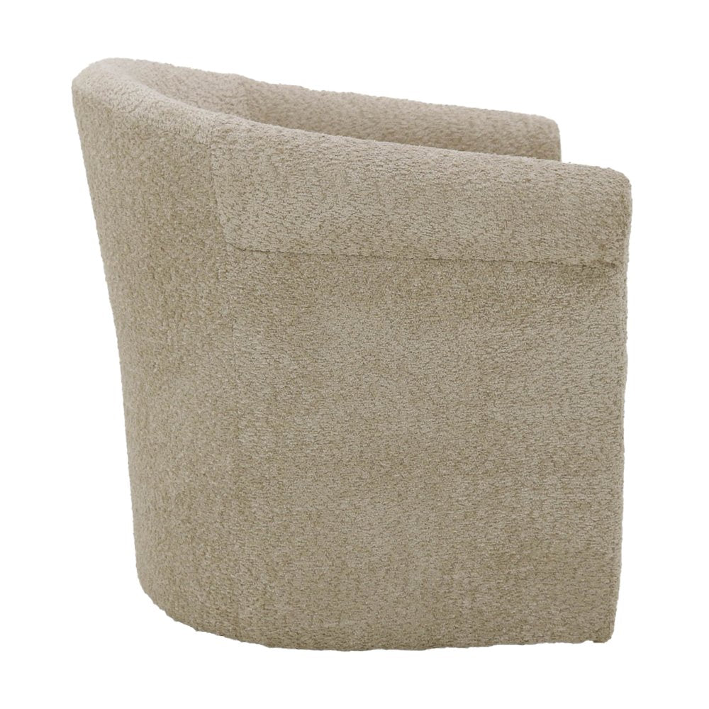 Marlee Swivel Chair  - Boucle Oslo Camel