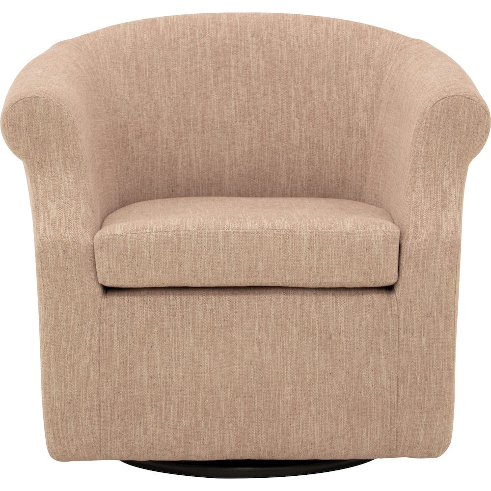Nikole Swivel Chair  - Hampden Blush Pink