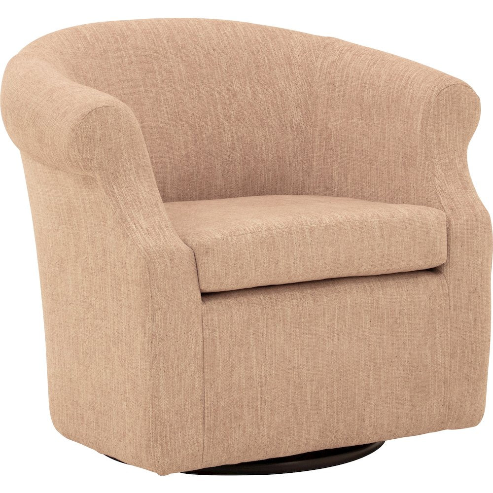 Nikole Swivel Chair  - Hampden Blush Pink