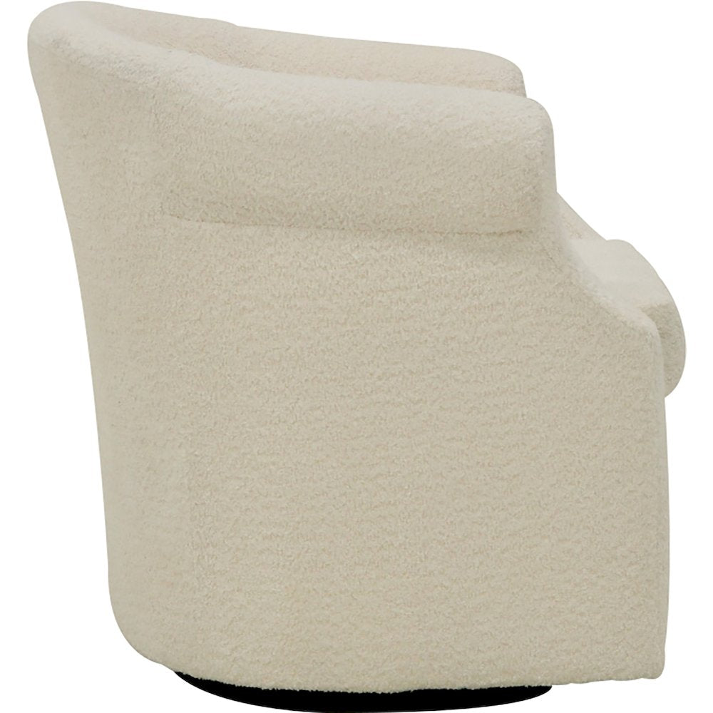 Nikole Swivel Chair  - Oslo Ivory