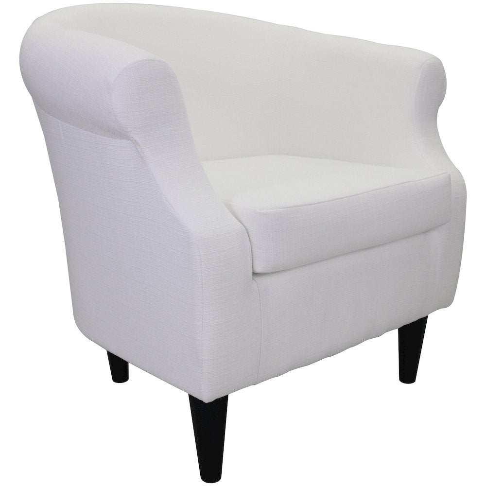 Nikole Club Chair - Depalma Ivory