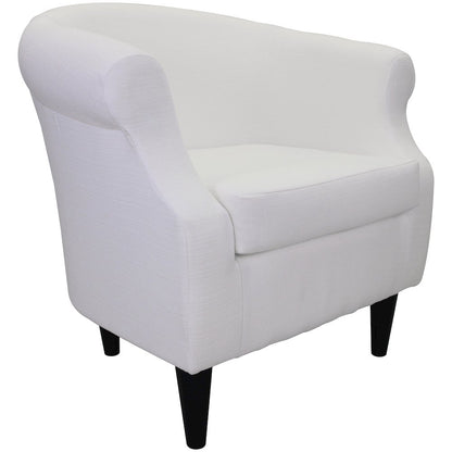 Nikole Club Chair - Depalma Ivory