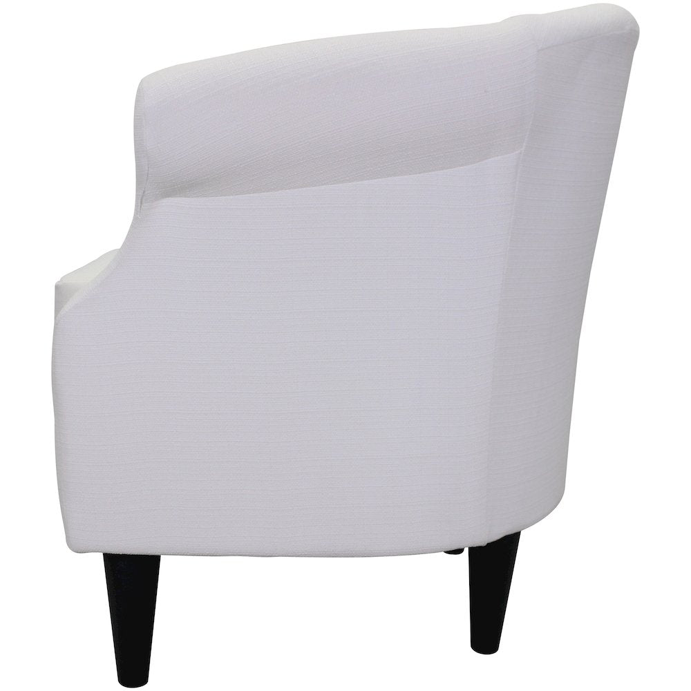 Nikole Club Chair - Depalma Ivory