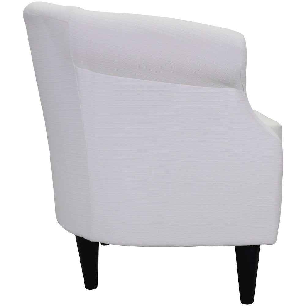 Nikole Club Chair - Depalma Ivory