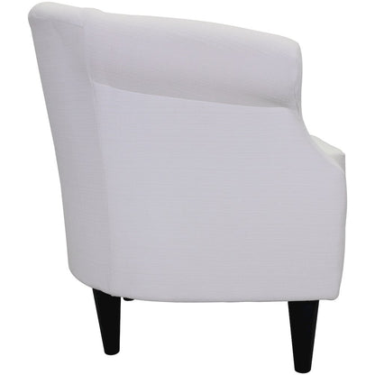 Nikole Club Chair - Depalma Ivory