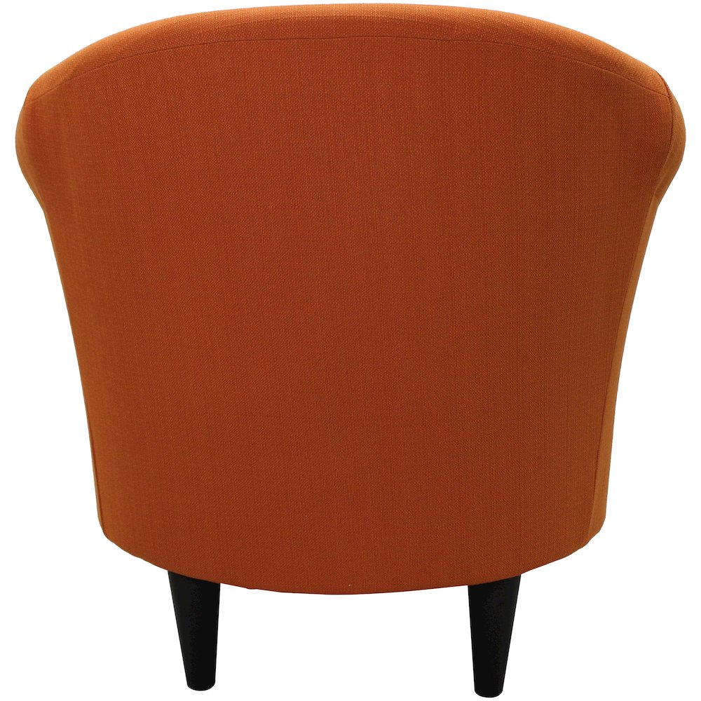 Nikole Club Chair - Stallion Orange