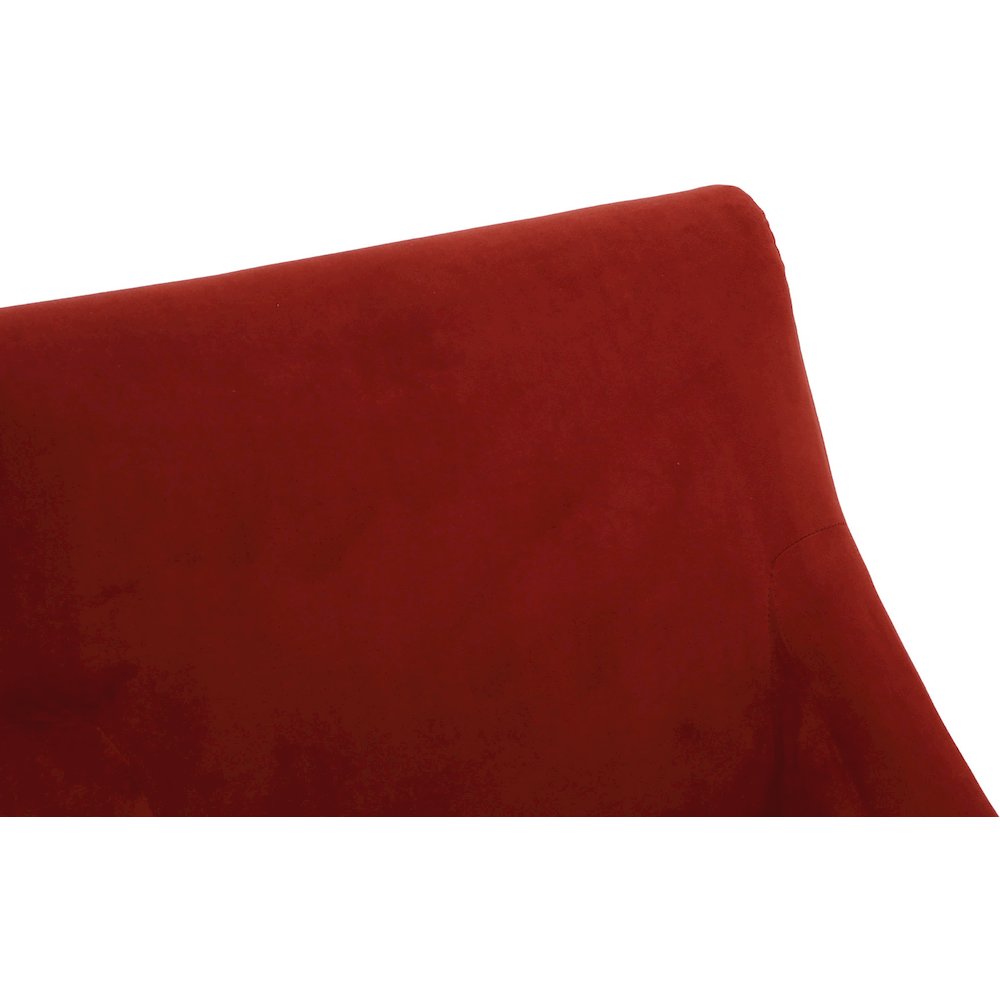 Shea Lounge Chair - Bella Rouge Red