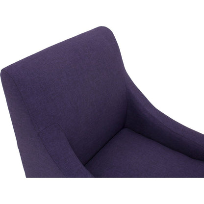 Shea Lounge Chair - Jitterbug Eggplant