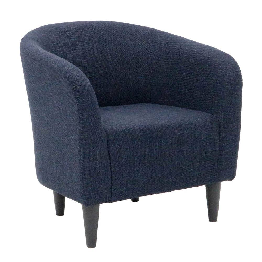 Tub Rolled Arm Accent Chair - Blake Ink