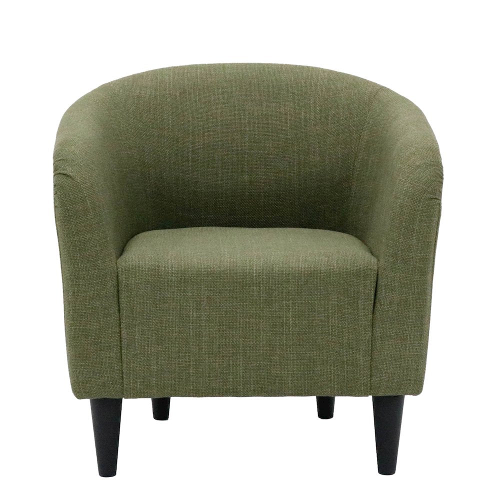 Tub Rolled Arm Accent Chair - Blake Moss