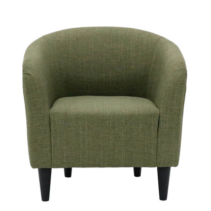 Tub Rolled Arm Accent Chair - Blake Moss
