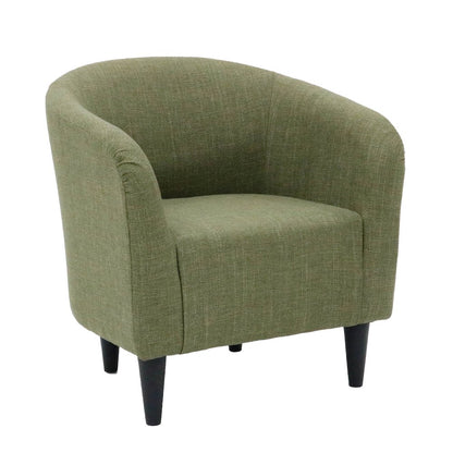 Tub Rolled Arm Accent Chair - Blake Moss