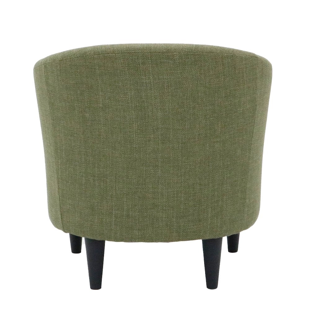 Tub Rolled Arm Accent Chair - Blake Moss