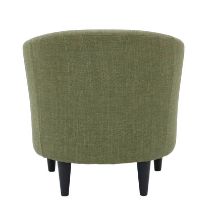 Tub Rolled Arm Accent Chair - Blake Moss