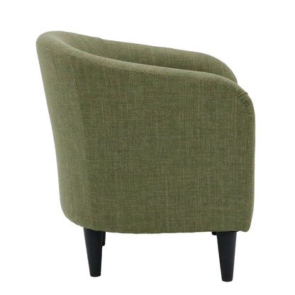 Tub Rolled Arm Accent Chair - Blake Moss