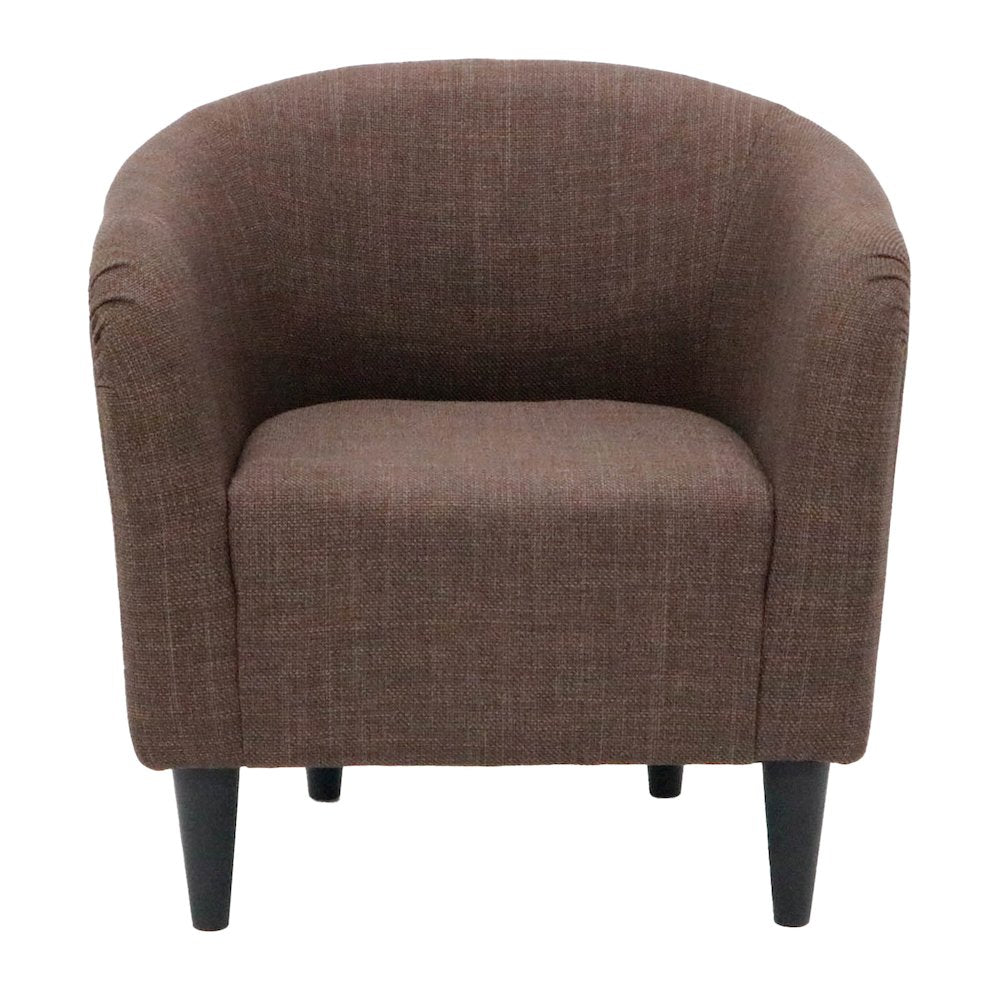 Tub Rolled Arm Accent Chair - Blake Truffle